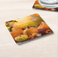 Custom Company Happy Thanksgiving Pumpkin Party