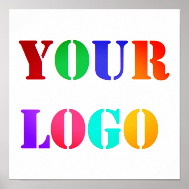 Custom Company Logo Business Promotional Poster (Vorne)