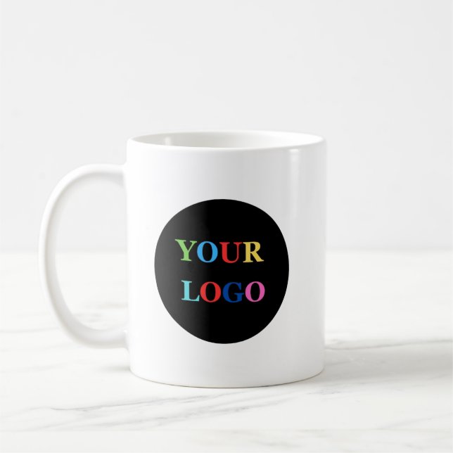 Custom Company Logo Personalized Business Kaffeetasse (Links)