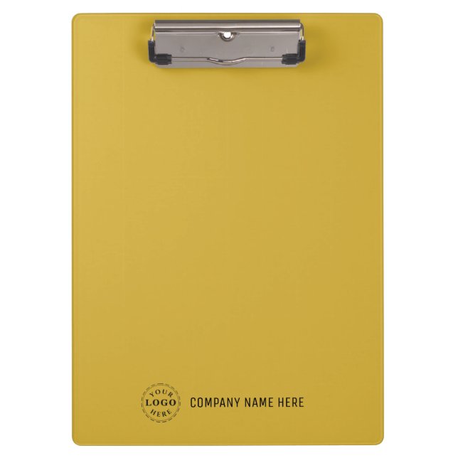 Custom Company Logo Professional Office Clipboard Klemmbrett (Vorderseite)