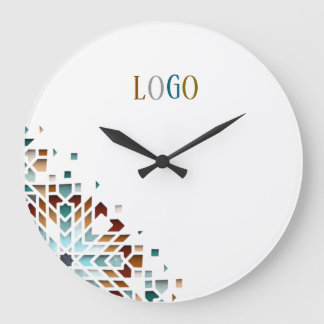 Custom Company Logo Promotional Branded Large Große Wanduhr