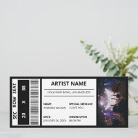 Custom Concept Ticket Geschenk Idee DIY Event Tick