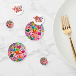 Custom Confetti Circles – Personalized Party Decor Konfetti