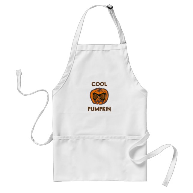 Custom Cool Pumpkin Halloween Schürze (Vorne)