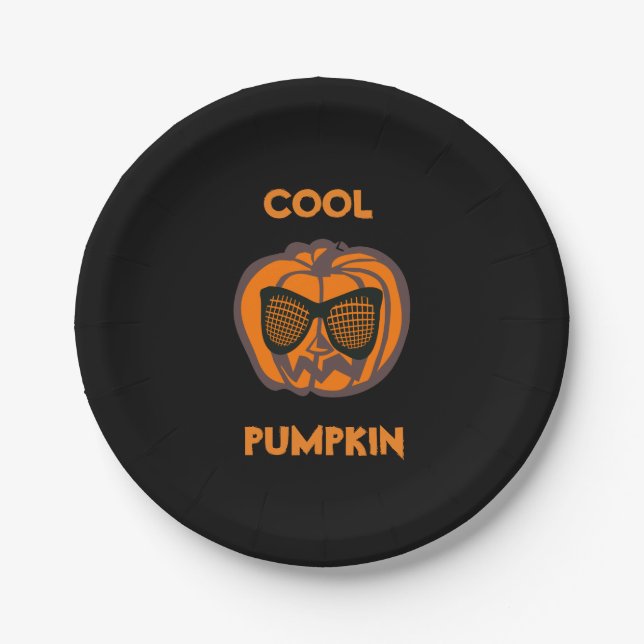 Custom Cool Pumpkin Halloween Special Teller (Vorderseite)