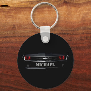 Custom Cool schwarz Chevy Camaro Ihr Name Schlüsselanhänger