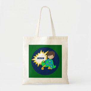 Custom Cool Superhero Kid Comic Book Action Blase Tragetasche