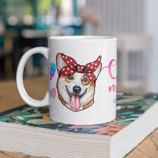 Custom Corgi Mama Niedlich Muttertag Hund Lover Kaffeetasse