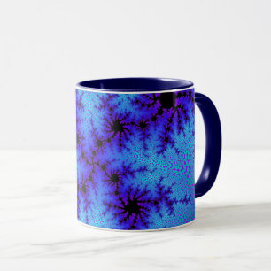 Custom Cornflower Blue Speckle Coffee Tasse