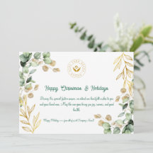 Custom Corporate Weihnachtskarte 2025