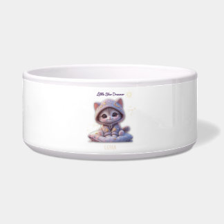 Custom Cosmic Cat Pet Bowl – Personalized pet bowl Napf