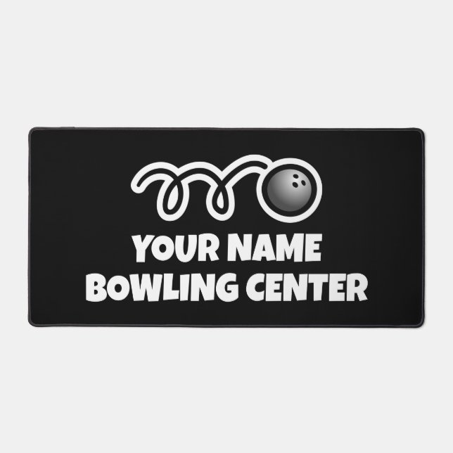 Custom counter desk mat for bowling center (Recto)