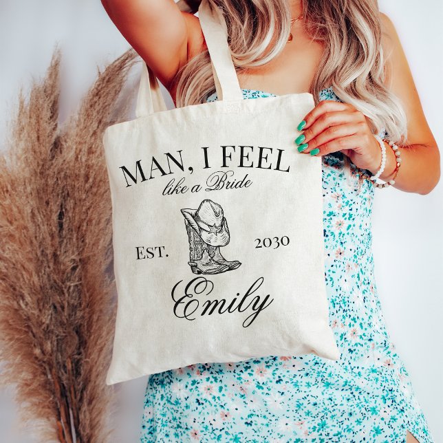 Custom Cowgirl Junggeselinnen-Abschied Social Club Tragetasche (Von Creator hochgeladen)