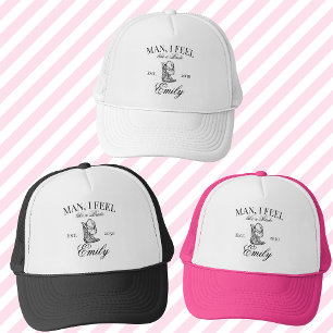 Custom Cowgirl Junggeselinnen-Abschied Social Club Truckerkappe