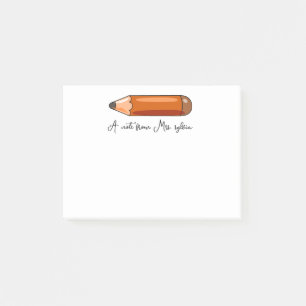 Custom Crayon for Teacher,Einzigartiges Personalis Post-it Klebezettel