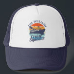 Custom Cruise Squad Family Group Freunde Sunset Truckerkappe<br><div class="desc">Set segelt stilvoll mit unserem "Custom Cruise Squad Family Group Friends Sunset." LKW-Hut. Personalisieren Sie es mit Ihrem Familiennamen oder Ihrer Gruppe für eine Touch der Einheit. Ideal, um gemeinsam wertvolle Erinnerungen aus Ihren Abenteuern zu erfassen. Egal ob Sie exotische Häfen erkunden oder sich an Deck entspannen, dieser LKW ist...</div>