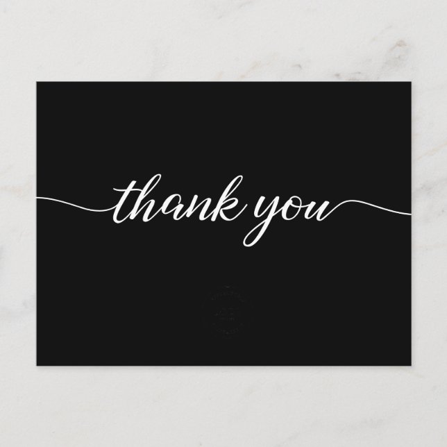 Custom Customer Appreciation Business template Postkarte (Vorderseite)