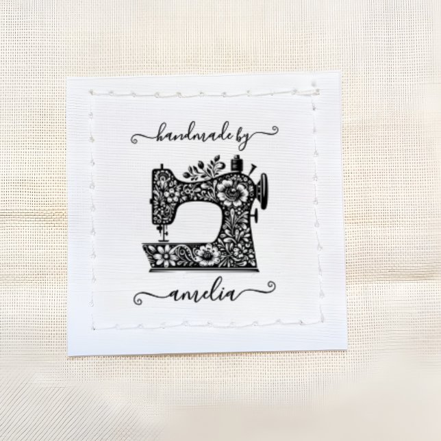 Custom cut and sew machine | sew in on label ripsband (Von Creator hochgeladen)