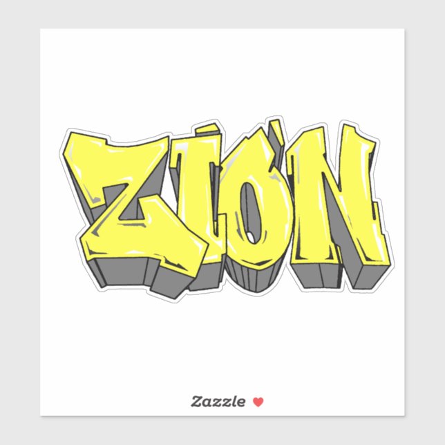 Custom Cut "Tony" Graffiti Vinyl Sticker (Blatt)