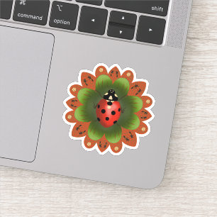 Custom Cut Vinyl Ladybug Aufkleber