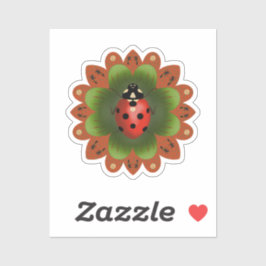 Custom Cut Vinyl Ladybug Aufkleber