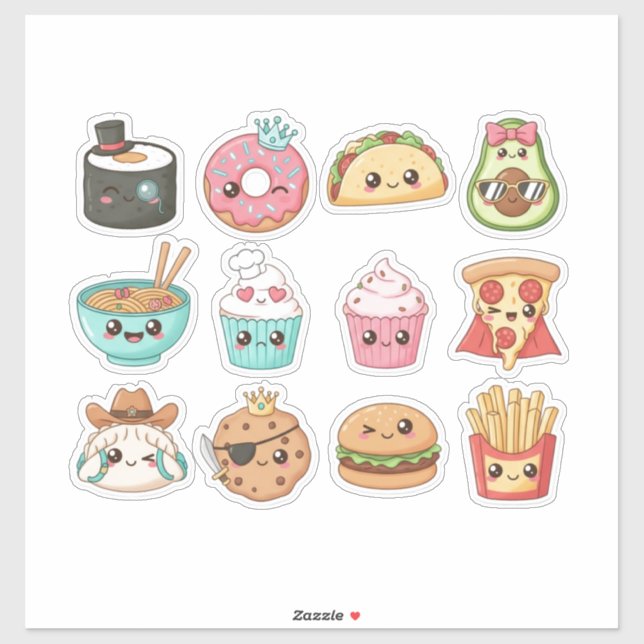 Custom-Cut Vinyl Sticker (Blatt)