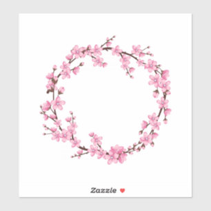 CUSTOM CUT VINYL STICKER : CHERRY BLOSSOM SCHREIBE