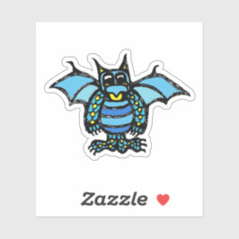 Custom-Cut Vinyl Sticker - Dorian Dragon