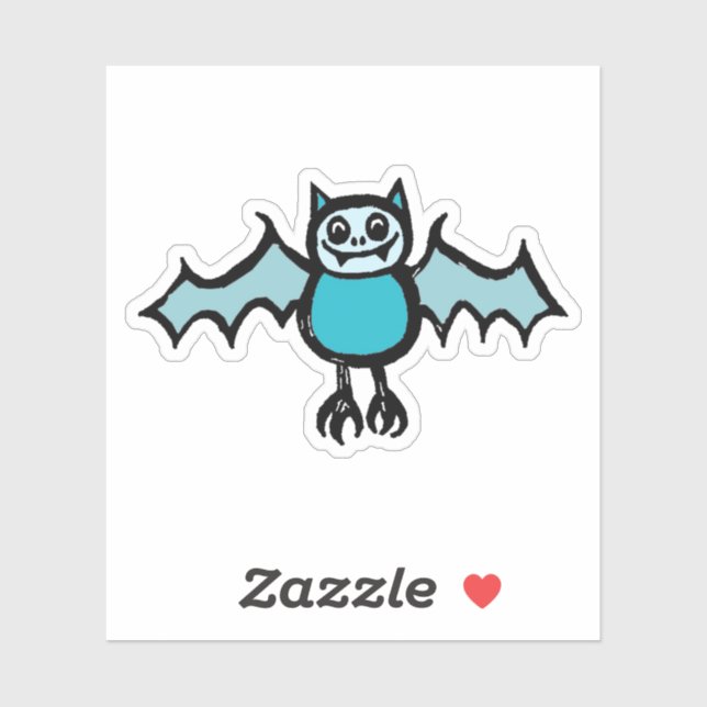 Custom-Cut Vinyl Sticker - Veronica Vampire Bat (Feuille)