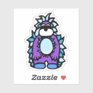 Custom-Cut Vinyl Sticker - Yardley Yeti