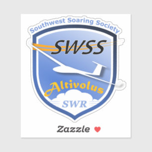 Custom-Cut Vinyl Stickers with SWSS Emblem