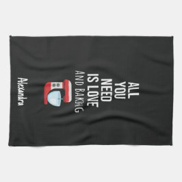 Custom Cute Baking Lover Gifts Baker Personalized Geschirrtuch