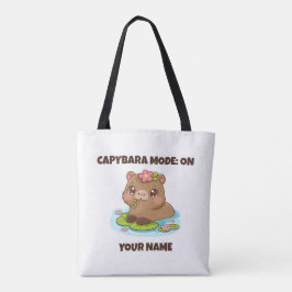Custom Cute Kawaii Capybara Mode Tasche