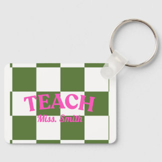Custom Cute Teach Keychain Schlüsselanhänger