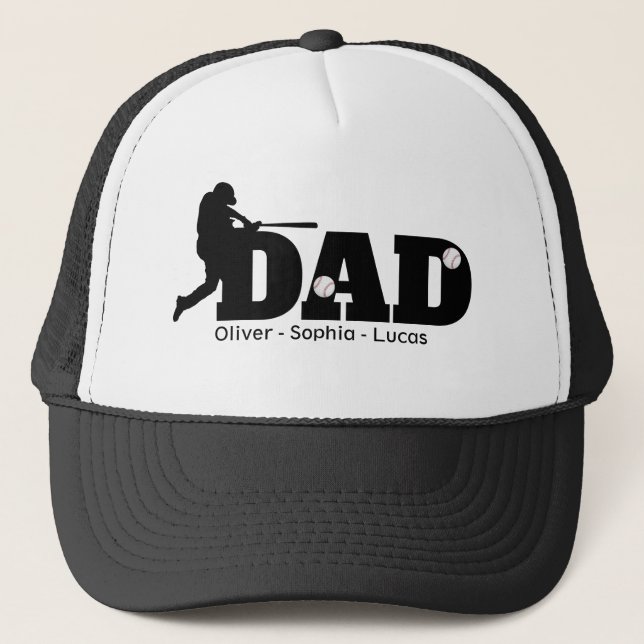 Custom Dad Baseball  Truckerkappe (Vorderseite)