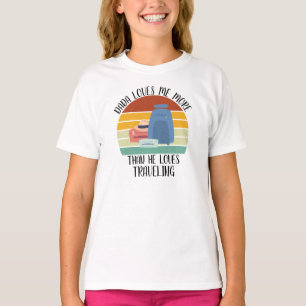 CUSTOM Dada Lieben mich mehr als die Lieben reisen T-Shirt