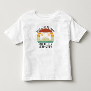 CUSTOM Dada Lieben mir mehr als die Lieben Videosp Kleinkind T-shirt