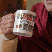 Custom Daddy 12 Foto Collage Kaffee