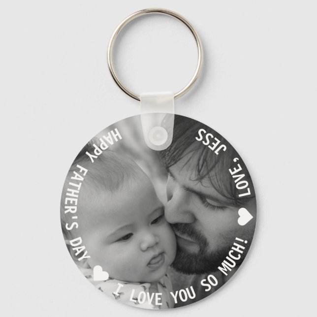 Custom Daddy Schlüsselanhänger, ich Liebe Sie Dadd Schlüsselanhänger (Vorderseite)
