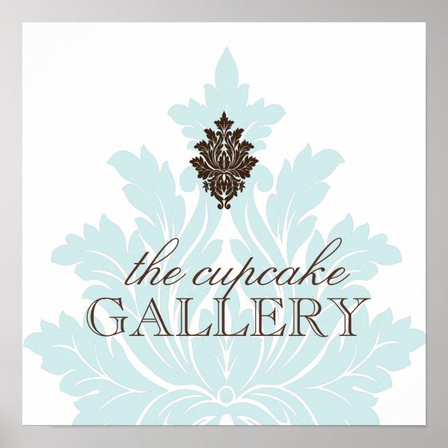 Custom Damask Poster (Vorne)