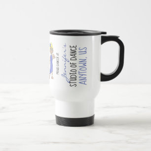 Custom Dance School Studio Proud Dancer Lyrical Reisebecher