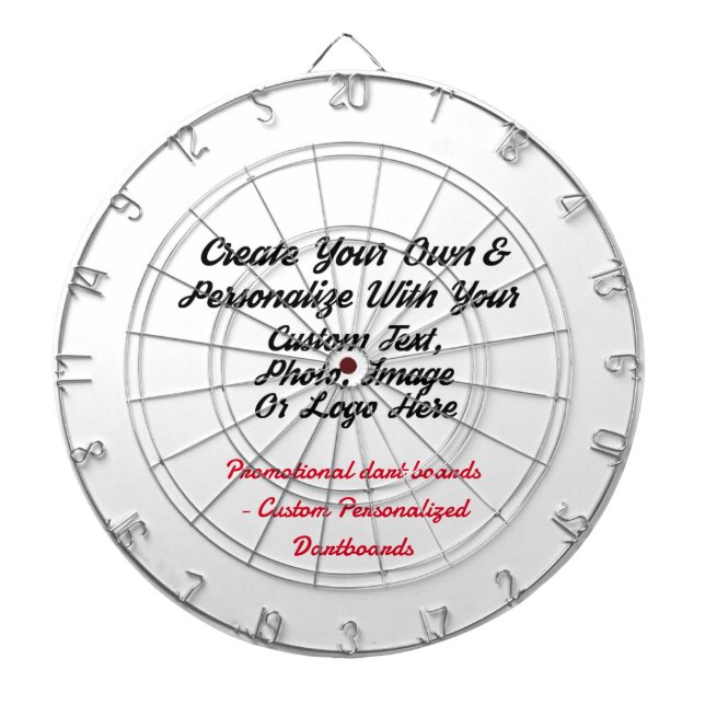 Custom-Dart-Mainboard - Werbemarkendartboard Dartscheibe (vorne)