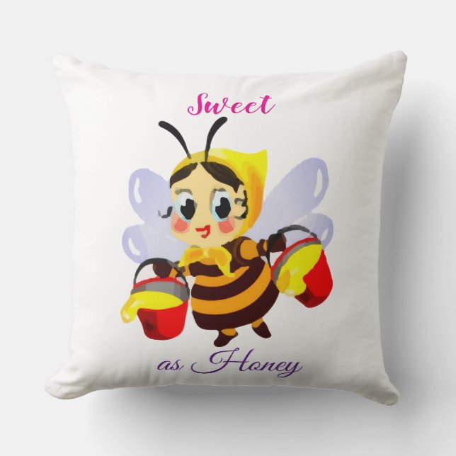 Custom Décor, Throw Pillow Kissen (Vorderseite)