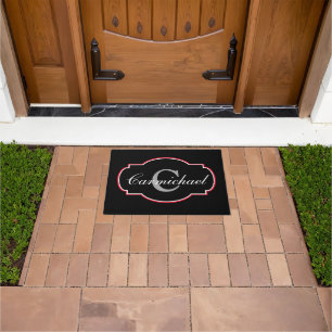 Custom Decorative Monogram Fußmatte