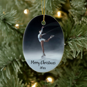 Custom Ded Skaten Skater Skate Weihnachten Keramik Ornament