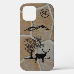 Custom Deer Silhouette Apple iPhone 12 Fall Case-Mate iPhone Hülle