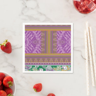 Custom Design Napkins Farbige Streifen Serviette