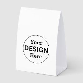 Custom Design Table Tent Sign for Events Tischaufsteller