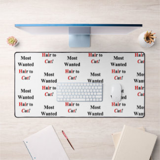 Custom Desk Mat für Salon Eigentümer Haar zu schne Schreibtischunterlage