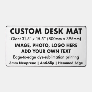 Custom Desk Mat - Riesenschreibschutz Pad 31.5" Schreibtischunterlage